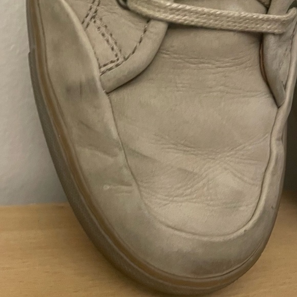 Belstaff "Forber" Light Tan High-Top Leather Sneakers – Size 9.5 GUC - Picture 11 of 16